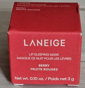 LANEIGE Lip Sleeping Mask in Berry, .10 Oz Trial Size